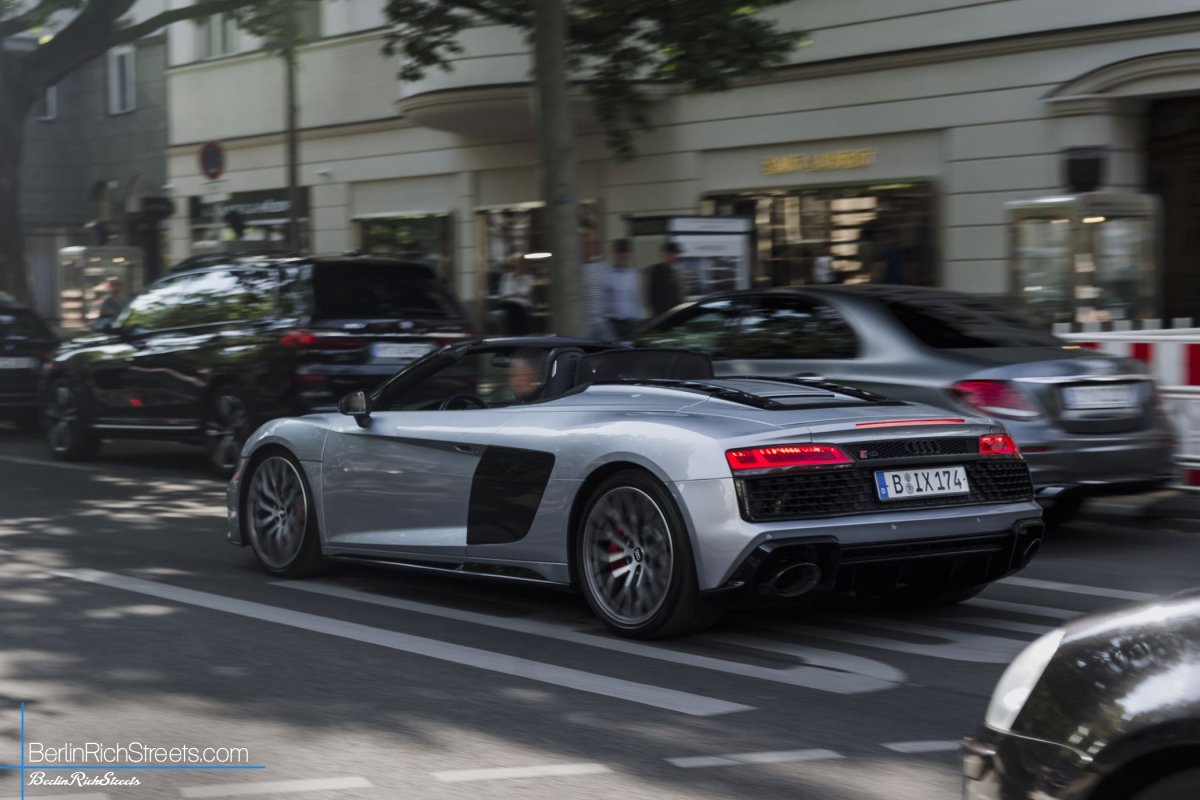 Audi R8 V10 Spyder (2019) spotted in Berlin — BerlinRichStreets